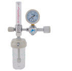 Buoy Type Oxygen Flowmeter Regulator With Humidifier Medical Oxygen Flow Meter